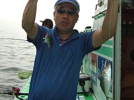 2017年8月5日（土）東京湾でアジが好釣でした